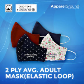 2 Ply Avg. Adult Mask(Elastic Loop)