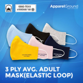 3 Ply Avg. Adult Mask(Elastic Loop)